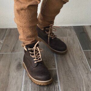 NWOT Leather Lace Up Hiking Jeep Boots Size 7.5